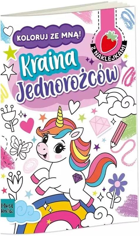 HENRY Kolorowanka A4 KOLORUJ ZE MNĄ - KRAINA JEDNOROŻCÓW
