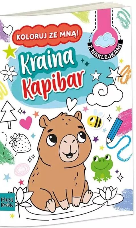 HENRY Kolorowanka A4 KOLORUJ ZE MNĄ - KRAINA KAPIBAR