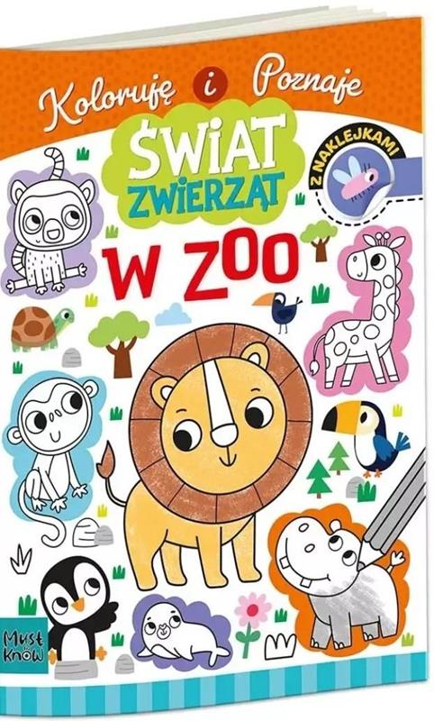 HENRY Kolorowanka A4 ŚWIAT ZWIERZĄT - W ZOO