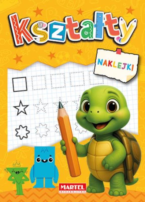 MARTEL KSIĄŻECZKA KSZTAŁTY Z NAKLEJKAMI