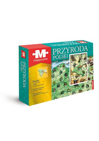 mappuzzle puzzle zwierzęta polski