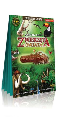 ZWIERZĘTA ŚWIATA + ŚWIAT PREHISTORYCZNY LAMINAT