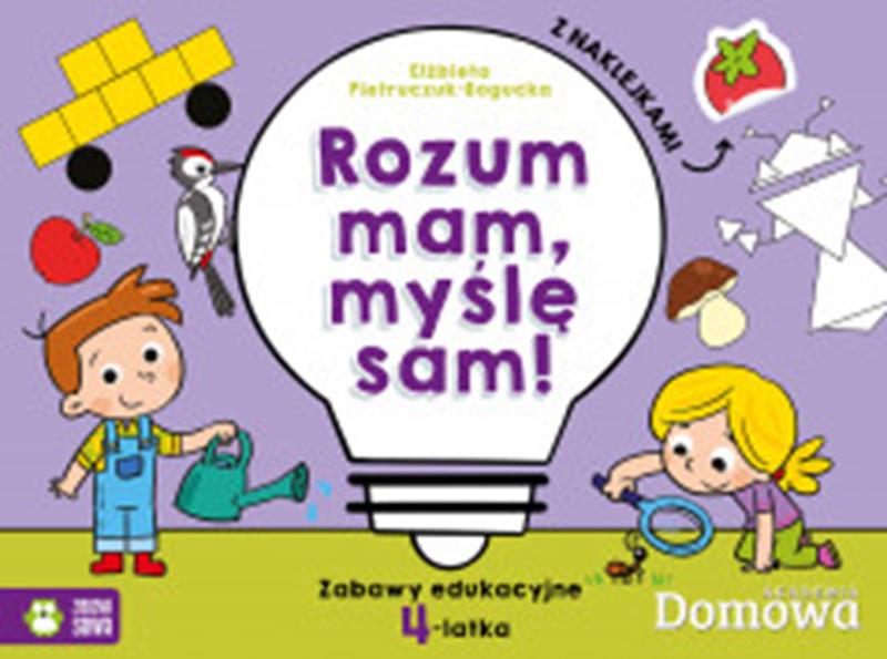 zielona sowa-książ. domowa akademia 4-latek rozum mam myślę sam