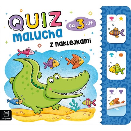 aksjomat-książ.z naklejkami quiz malucha 3+