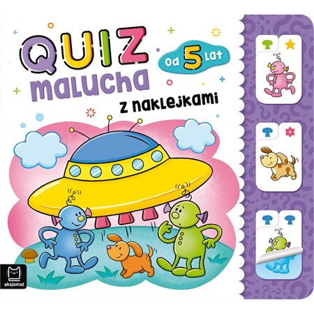 aksjomat-książ.z naklejkami quiz malucha 5+