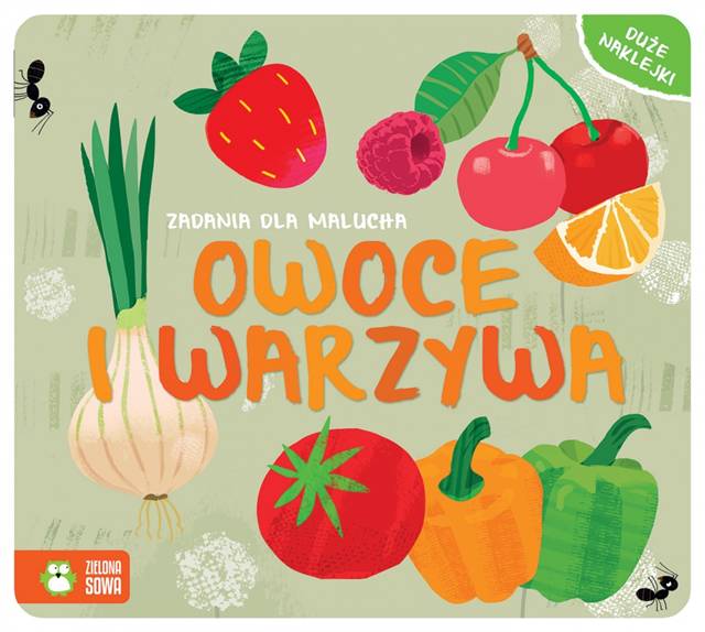 zielona sowa-zadania dla malucha owoce i warzywa