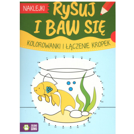 zielona sowa-rysuj i baw się - akwarium