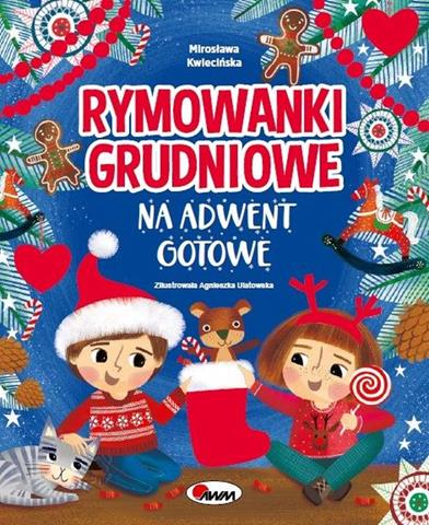 AWM KSIĄŻECZKA RYMOWANKI GRUDNIOWE NA ADWENT GOTOWE GWIAZDKA