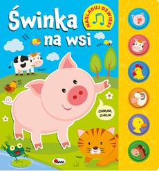 awm książeczka naśladuj dźwięki świnka na wsi