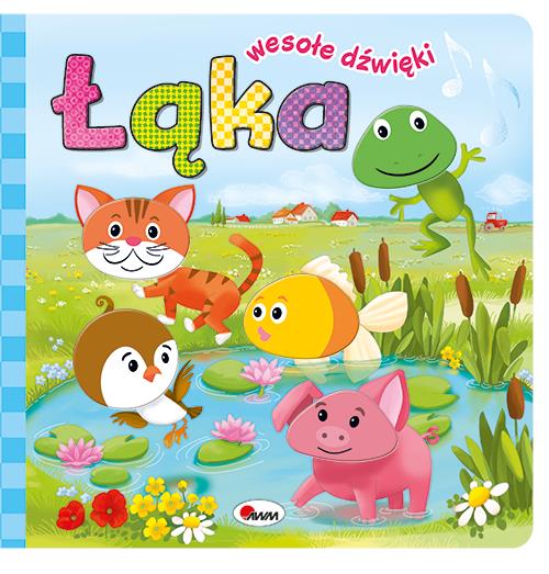 awm książeczka wesołe dźwięki łąka