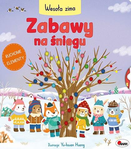 AWM KSIĄŻECZKA WESOŁA ZIMA ZABAWY NA ŚNIEGU GWIAZDKA