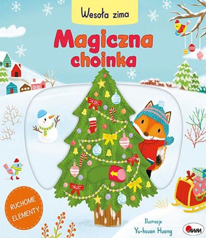AWM KSIĄŻECZKA WESOŁA ZIMA MAGICZNA CHOINKA GWIAZDKA