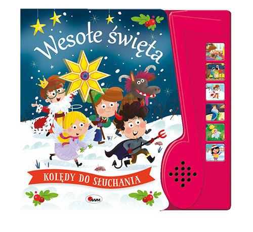 AWM KSIĄŻECZKA WESOŁE ŚWIĘTA KOLĘDY DO SŁUCHANIA GWIAZDKA