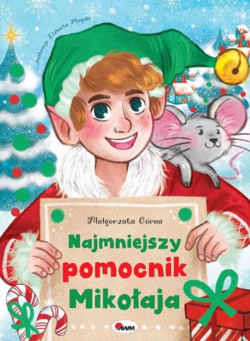 AWM KSIĄŻECZKA NAJMNIEJSZY POMOCNIK MIKOŁAJA MIĘKKA GWIAZDKA