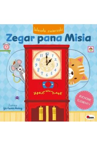 AWM KSIĄŻECZKA WESOŁE ZWIERZAKI ZEGAR PANAMISIA978-83-8181-624-3