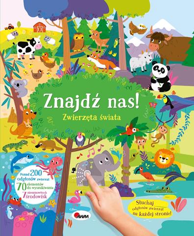 AWM KSIĄŻECZKA ZNAJDŹ NAS! ZWIERZĘRTA ŚWIATA