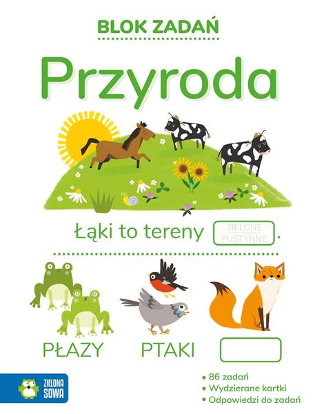 zielona sowa blok zadań przyroda