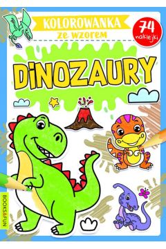 books&fun kolorowanki ze wzorem - dinozaury