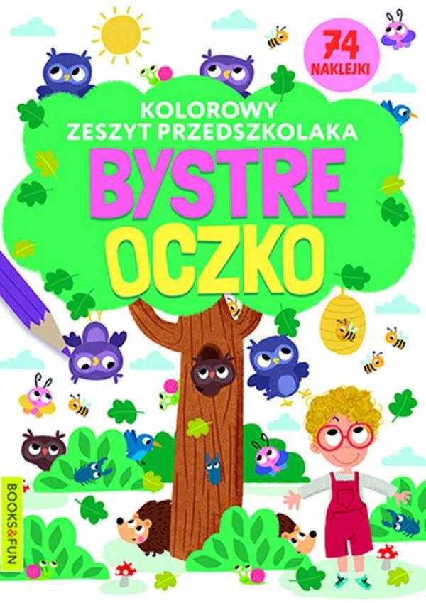 books&fun kolorowy zeszyt przedszkolaka bystre oczko