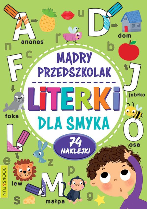books&fun mądry przedszkolak literki dlasmyka