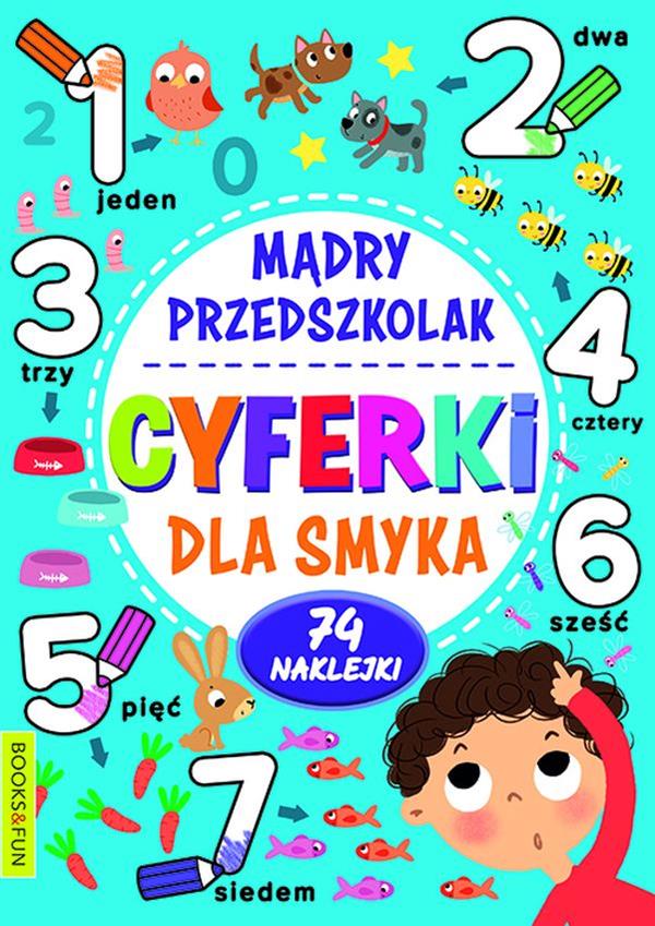 books&fun mądry przedszkolak cyferki dla smyka