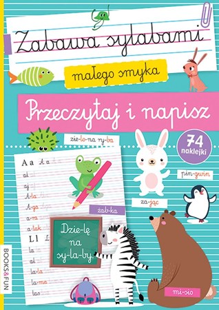 books&fun zabawa sylabami małego smyka - czytaj i napisz