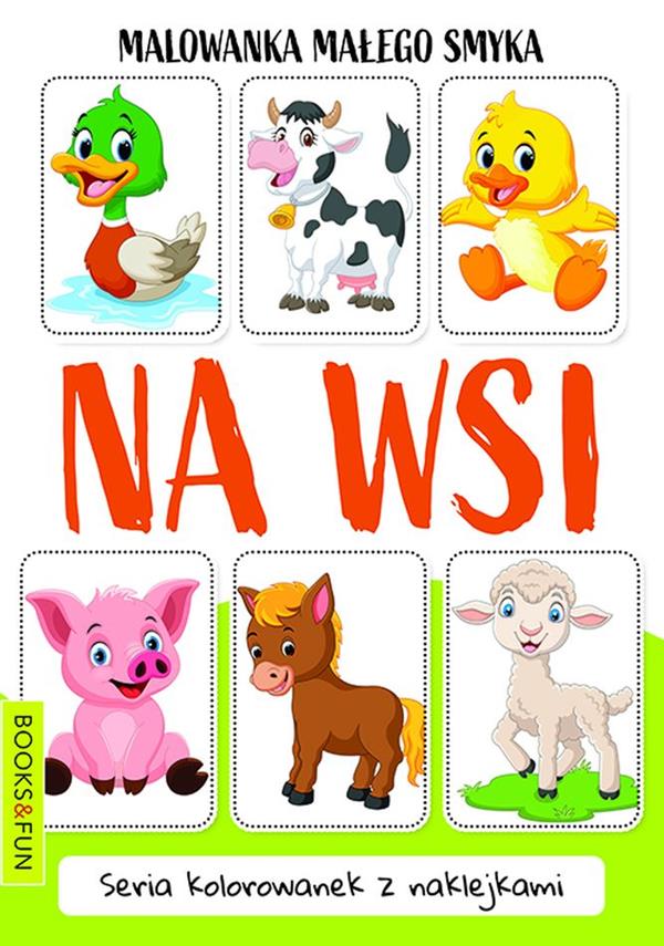 books&fun kolorowanka małego smyka na wsi