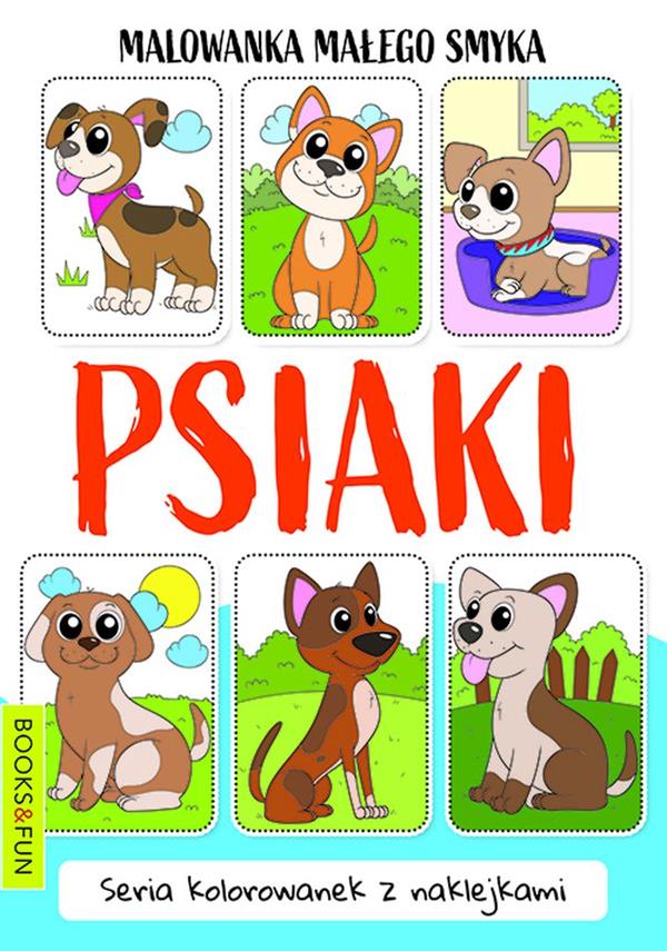 books&fun kolorowanka małego smyka psiaki