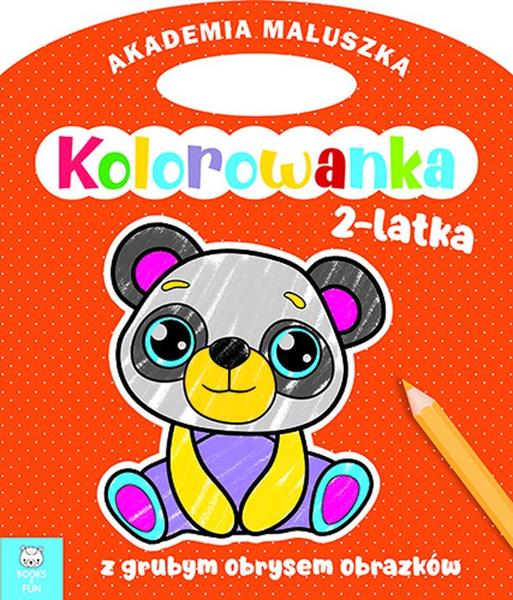 books&fun akademia maluszka kolorowanka 2-latka panda