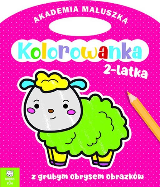 books&fun akademia maluszka kolorowanka 2-latka owieczka