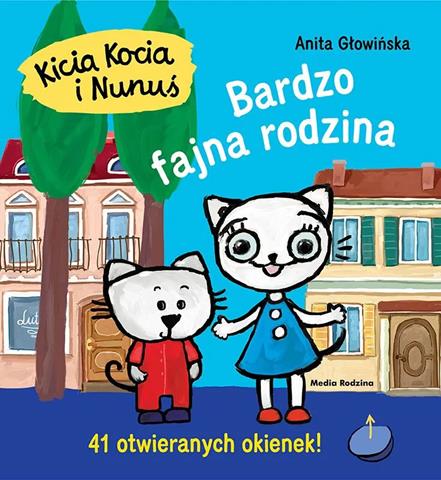 KSIĄŻECZKA KICIA KOCIA I NUNUŚ. BARDZO FAJNA RODZINA