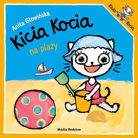 KSIĄŻECZKA KICIA KOCIA NA PLAŻY