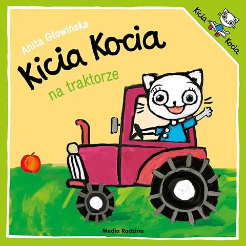 KSIĄŻECZKA KICIA KOCIA NA TRAKTORZE