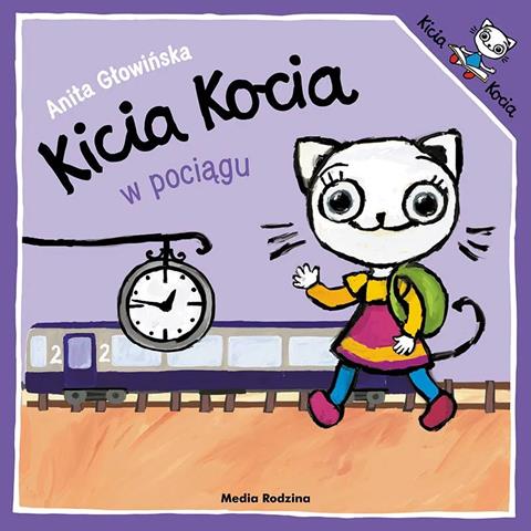 KSIĄŻECZKA KICIA KOCIA W POCIĄGU