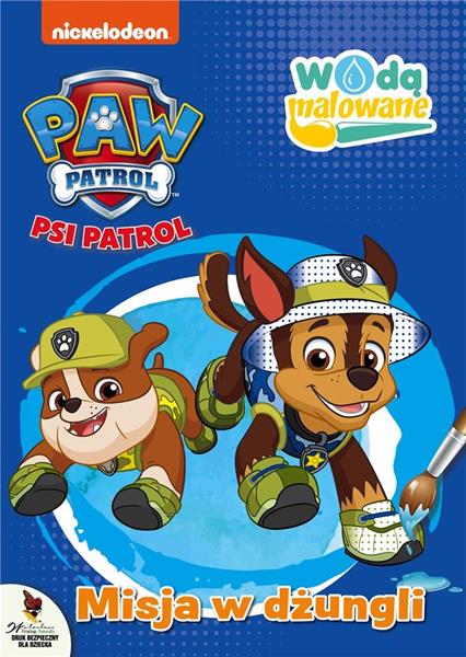 msz psi patrol - wodą malowane - misja w dżungli