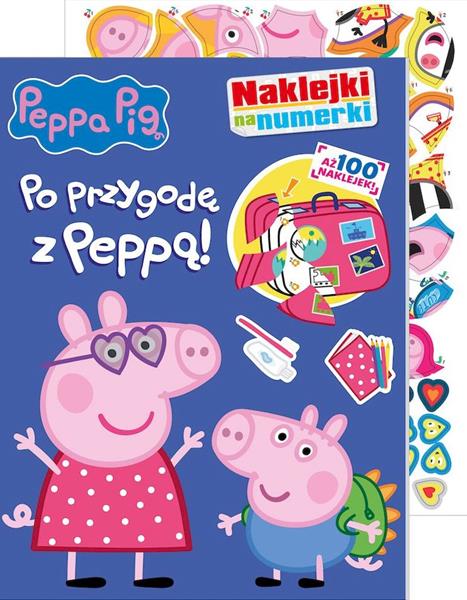 msz świnka peppa naklejki na numerki po przygodę z peppą!