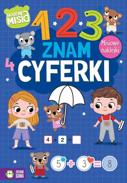 ZIELONA SOWA KSIĄŻECZKA AKADEMIA MISIA ZNAM CYFERKI