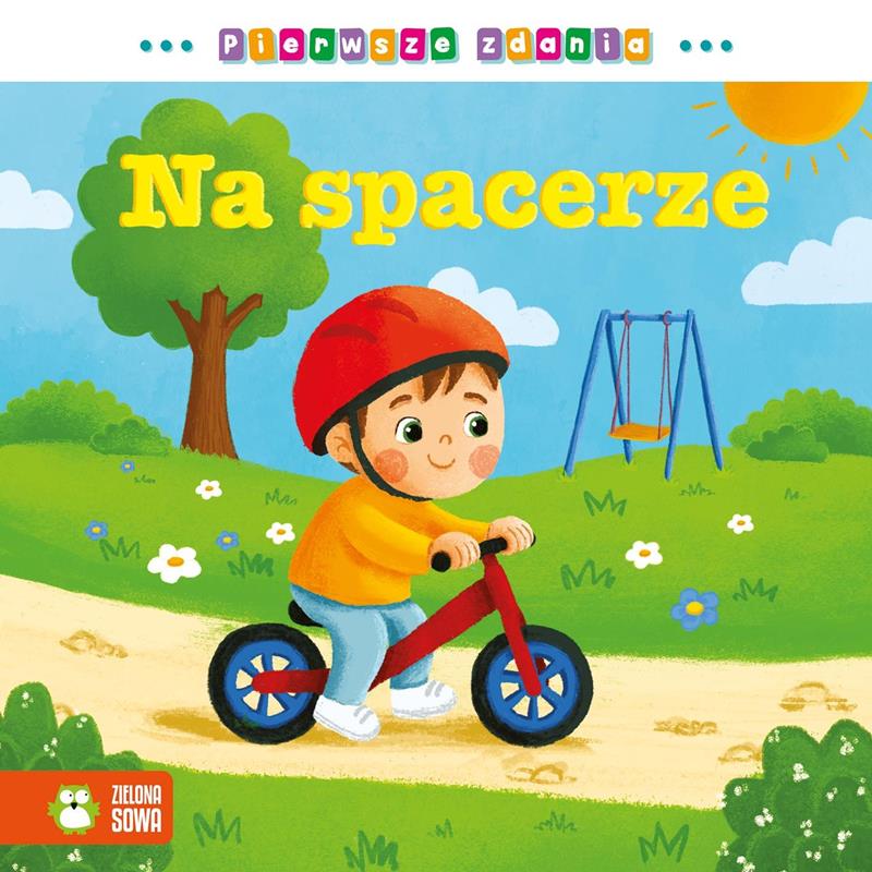 ZIELONA SOWA KSIĄŻECZKA PIERWSZE ZDANIA NA SPACERZE