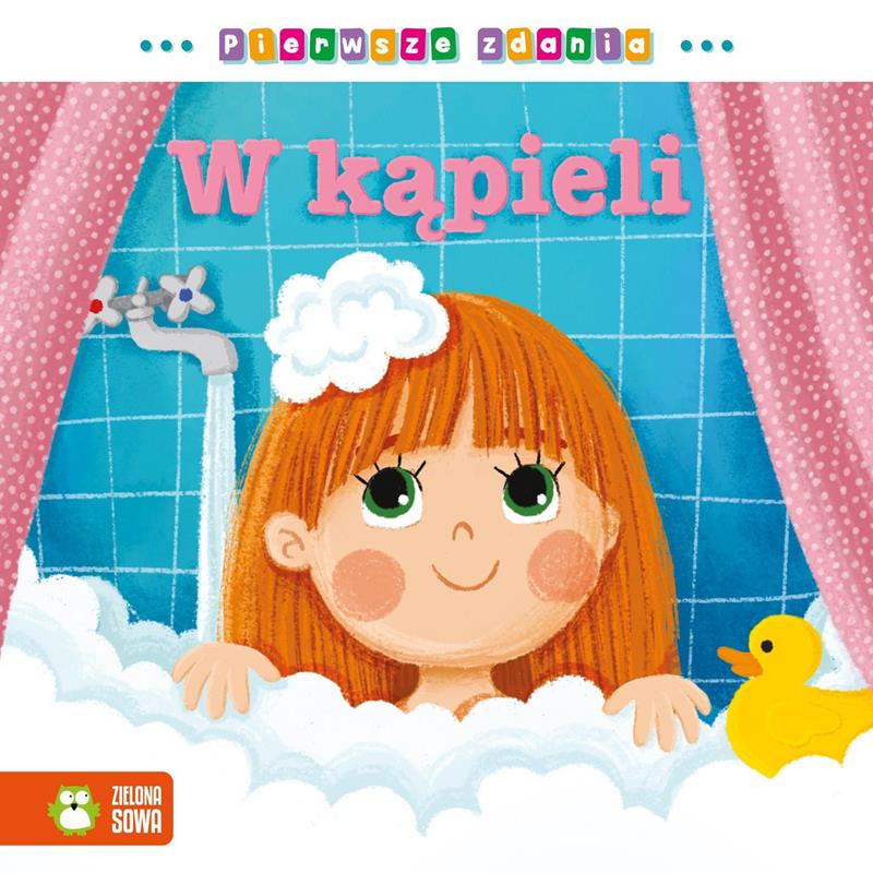 ZIELONA SOWA KSIĄŻECZKA PIERWSZE ZDANIA W KĄPIELI