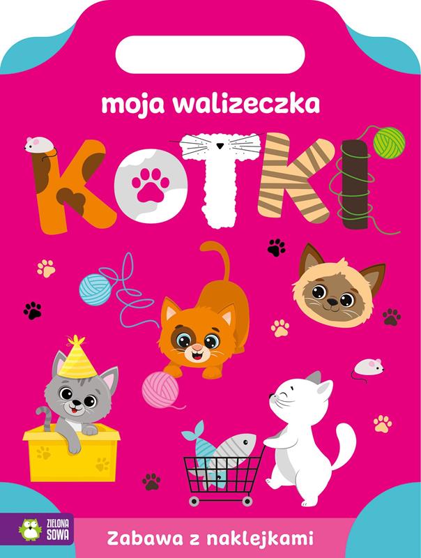 ZIELONA SOWA KOLOROWANKA MOJA WALIZECZKA KOTKI