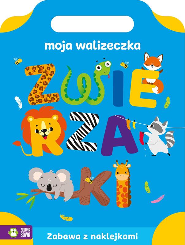 ZIELONA SOWA KOLOROWANKA MOJA WALIZECZKA ZWIERZAKI
