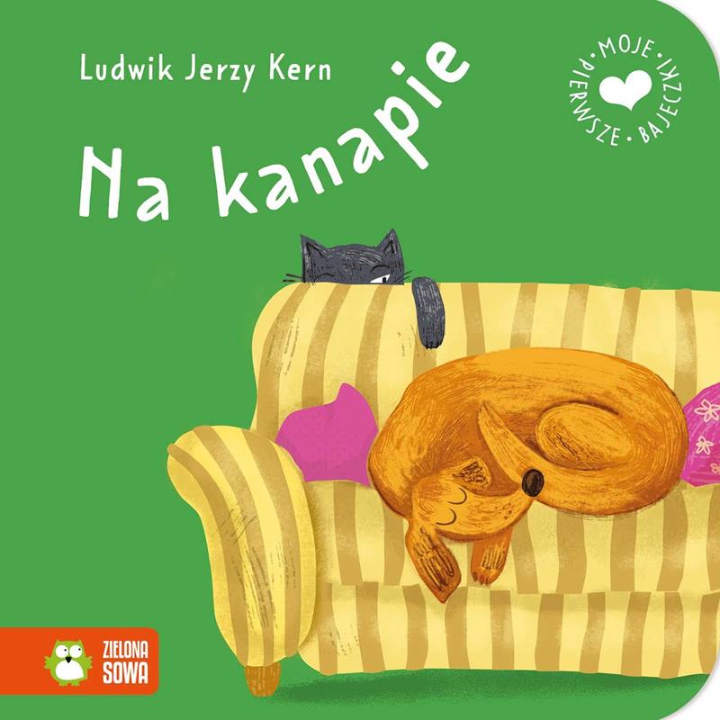 ZIELONA SOWA KSIĄŻECZKA MOJE PIERWSZE BAJECZKI LUDWIK JERZY KERN NA KANAPIE