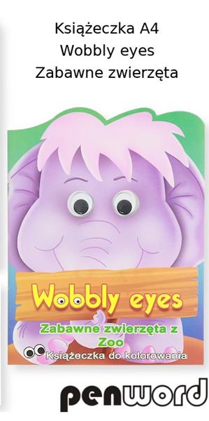 psh-książeczka a4 zabawne zwierzęta - wobbly eyes - zoo